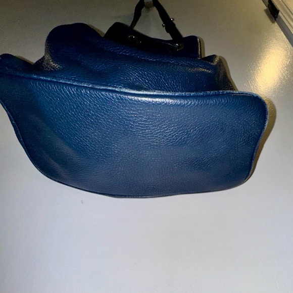 Michael Kors Jules Navy Leather Hobo Bag - Picture 6 of 9